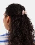 Midi Ursa Claw in Vanilla Stripe