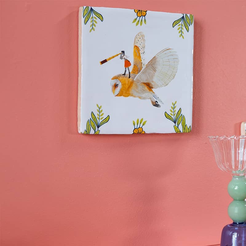 A clear view | StoryTiles art on tile
