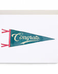 Congrats Pennant Greeting Card