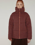 Puff gingham jacket