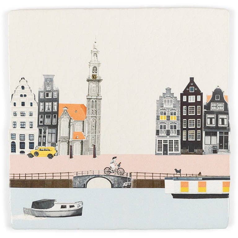 Strolling through Amsterdam | StoryTiles art on tile