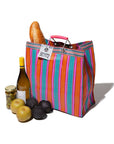 RECYCLED PLASTIC STRIPE BAG - Square