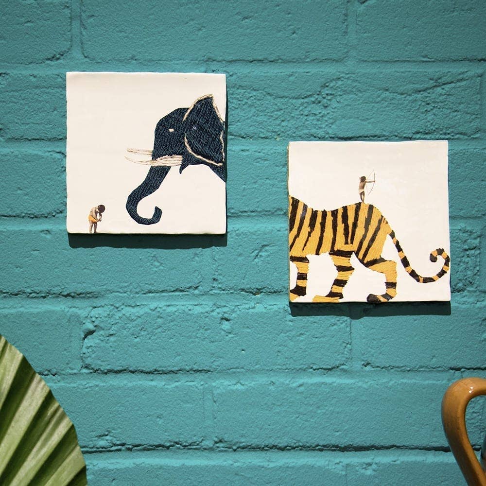 As brave as you | StoryTiles art on tile