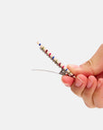 Allie Clips in Oval Vanilla Stripe