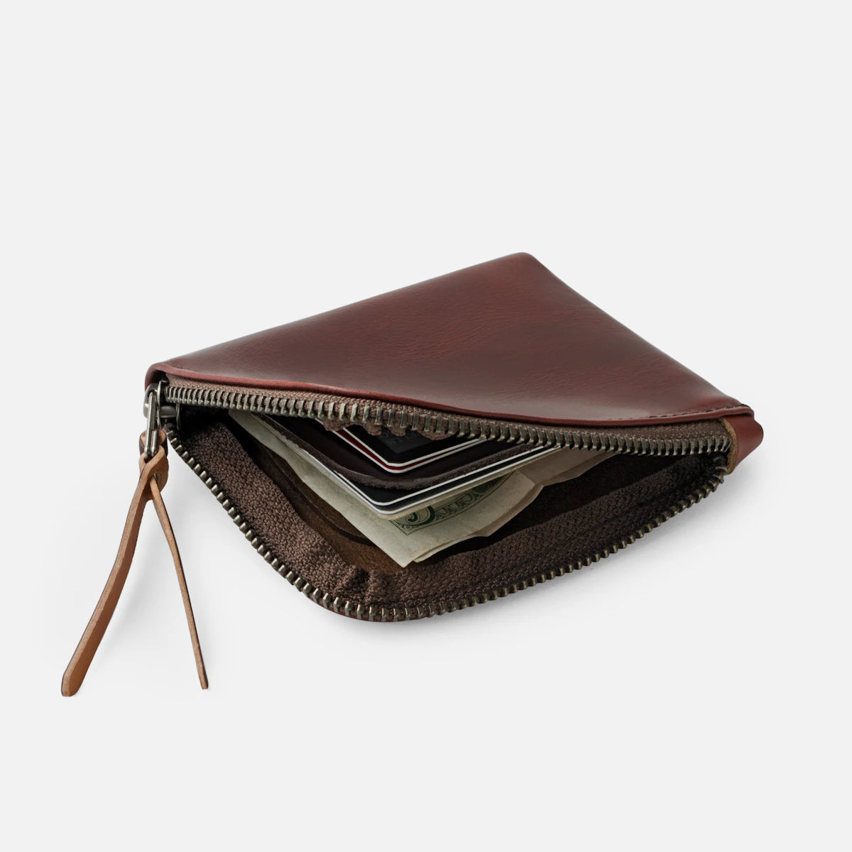 Zip Luxe Wallet - Ox Blood
