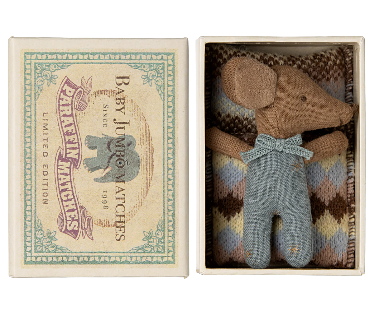 Sleepy/Wakey Baby Mouse - Dark/Blue