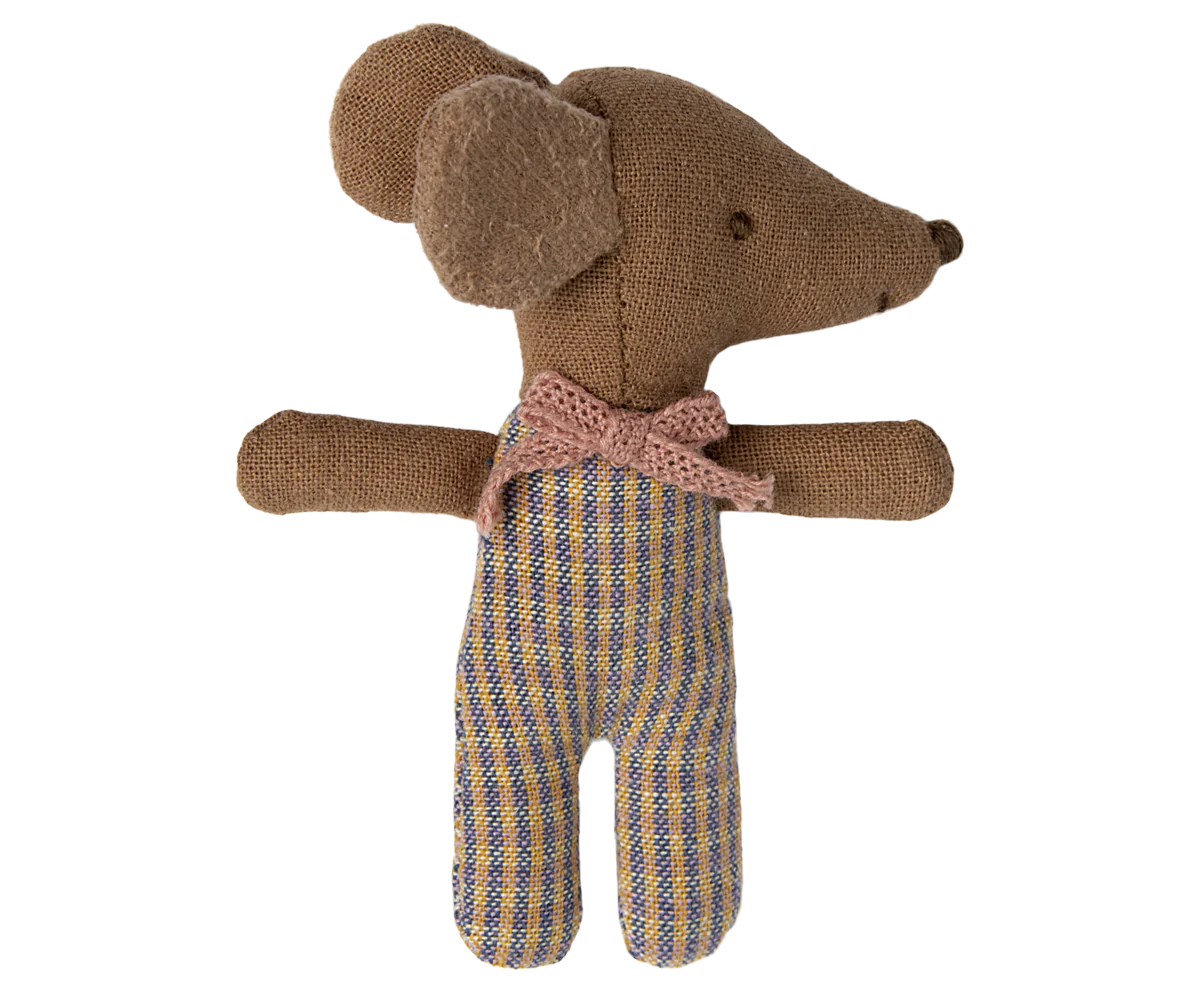 Sleepy/Wakey Baby Mouse - Dark/Rose