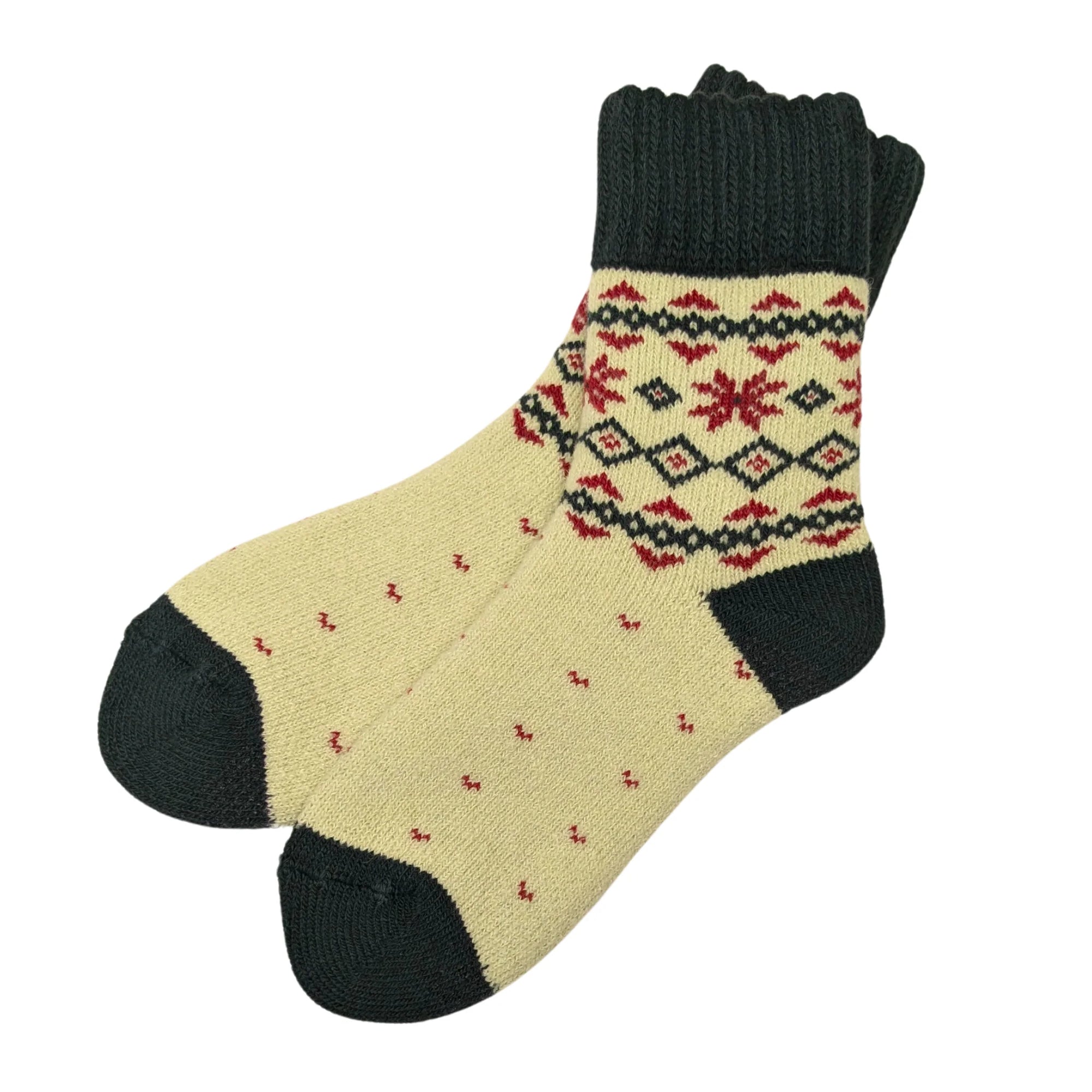 Thermal Nordic Crew Socks with Grips