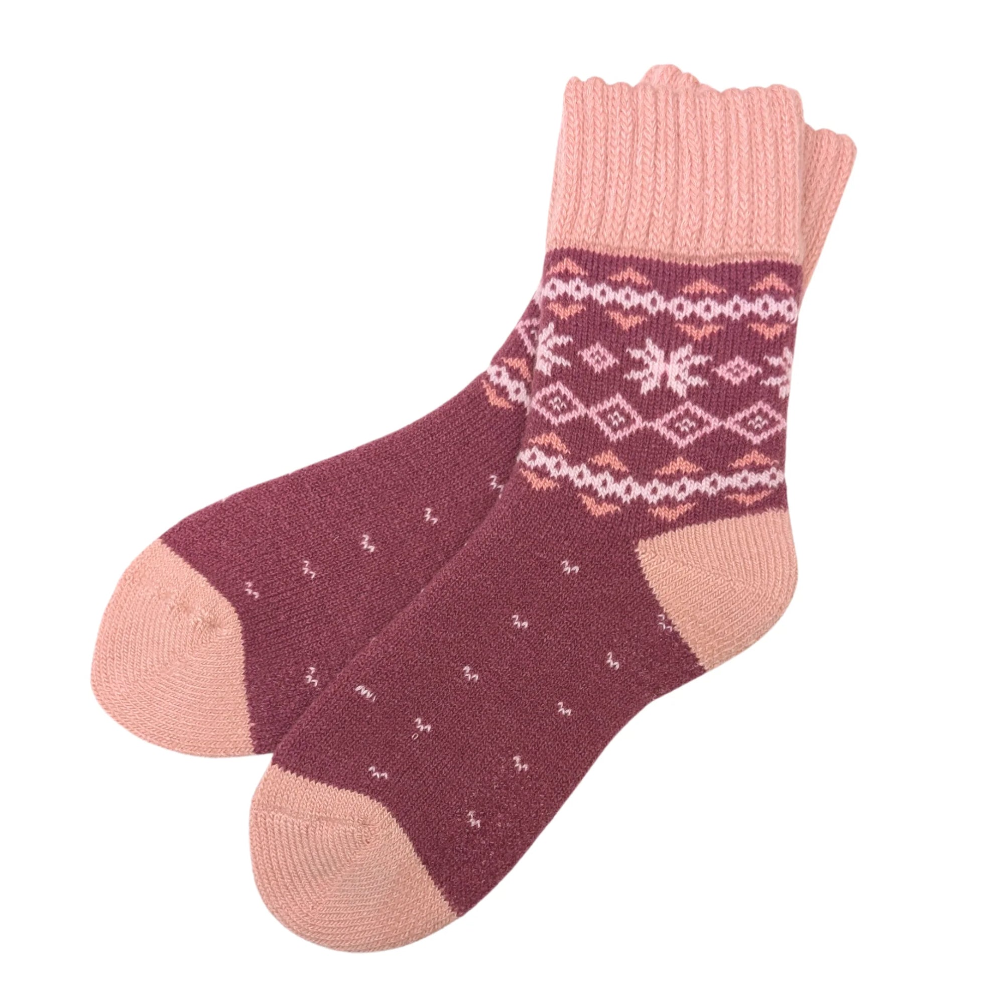 Thermal Nordic Crew Socks with Grips