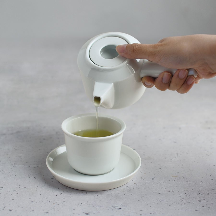 LT Kyusu Teapot - White