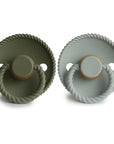 FRIGG ROPE Natural Rubber Pacifier - Pack of 2