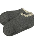 Hamaguri Angora Slipper Socks - M