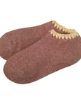 Hamaguri Angora Slipper Socks - M