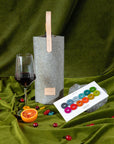 Felt Bottle Bag - Granite