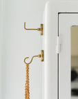 Brass Magnet Hook - R shape