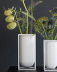 Kubus Vase Lily - White