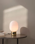 JWDA Polished Brass Table Lamp