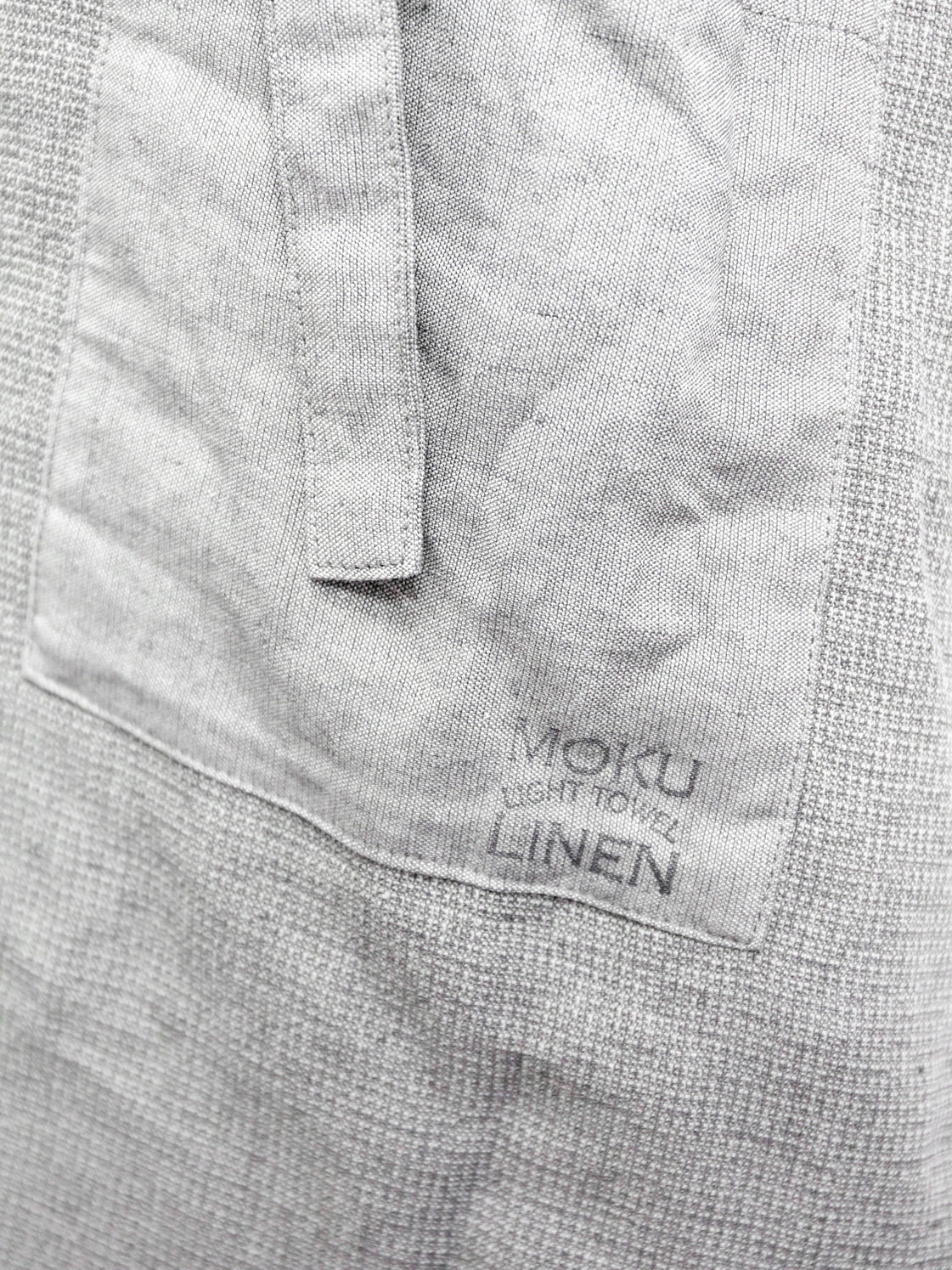 Moku Linen Apron GREY