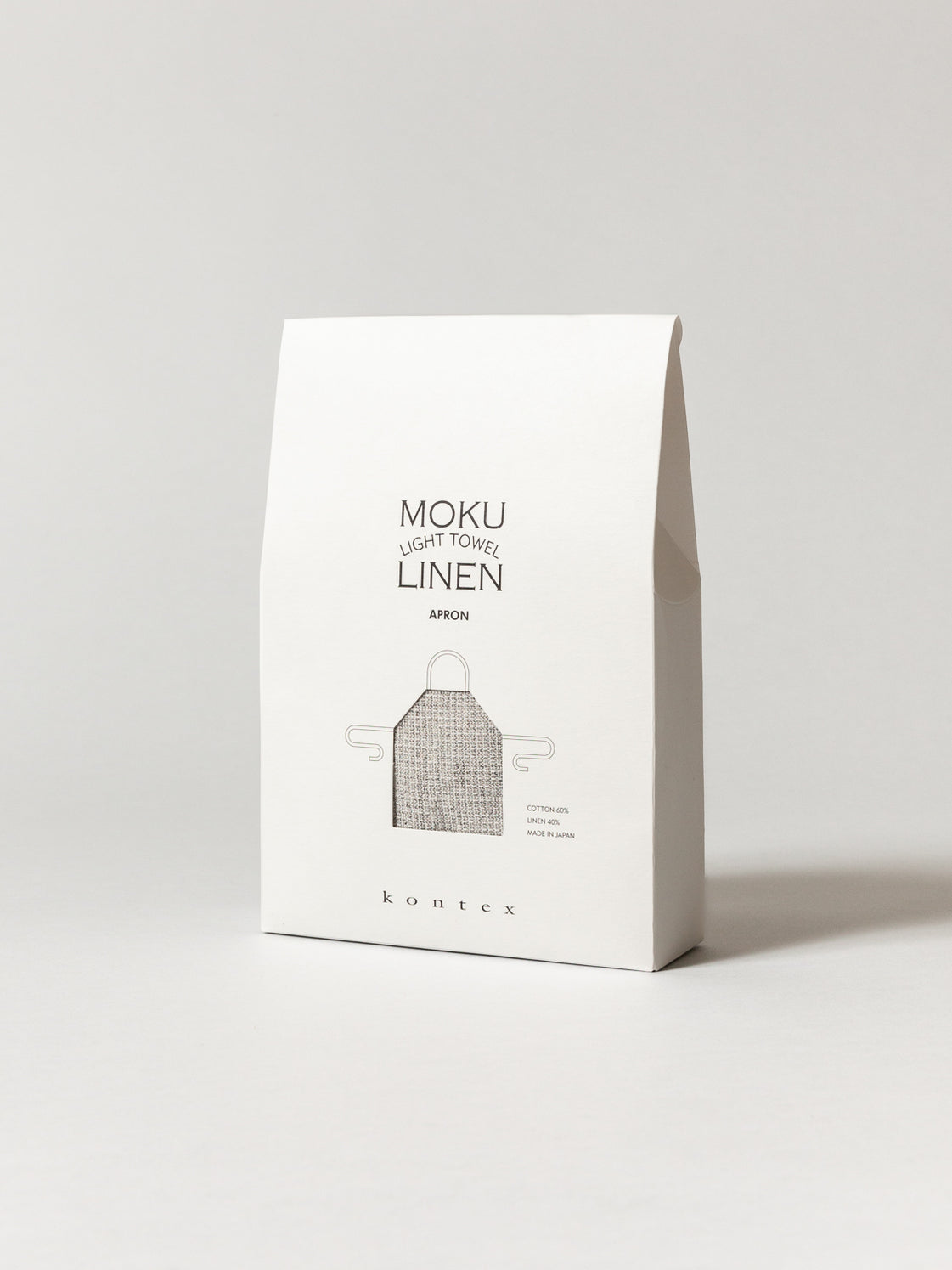 Moku Linen Apron GREY