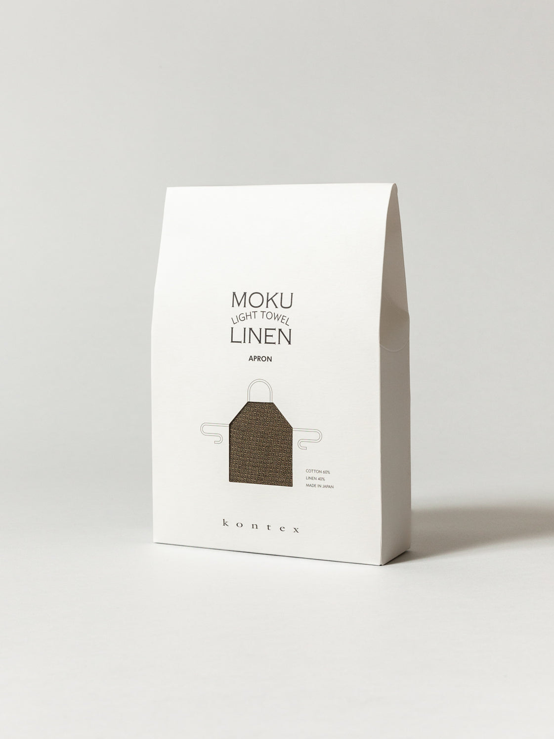 Moku Linen Apron Olive
