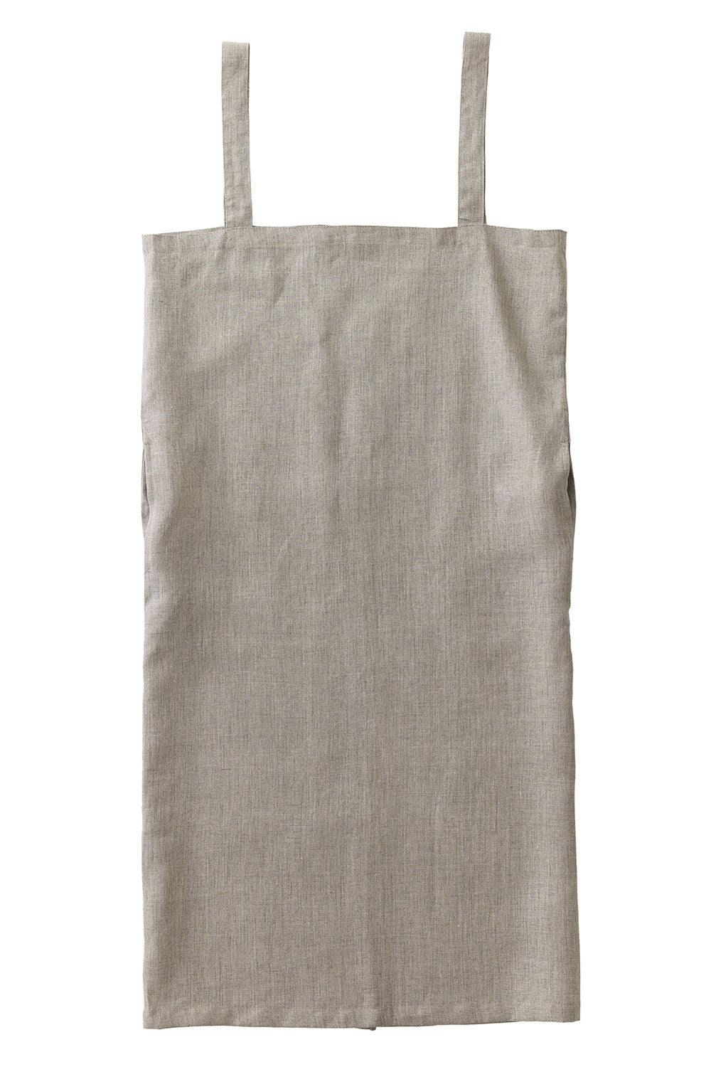 Linen Square Apron Natural