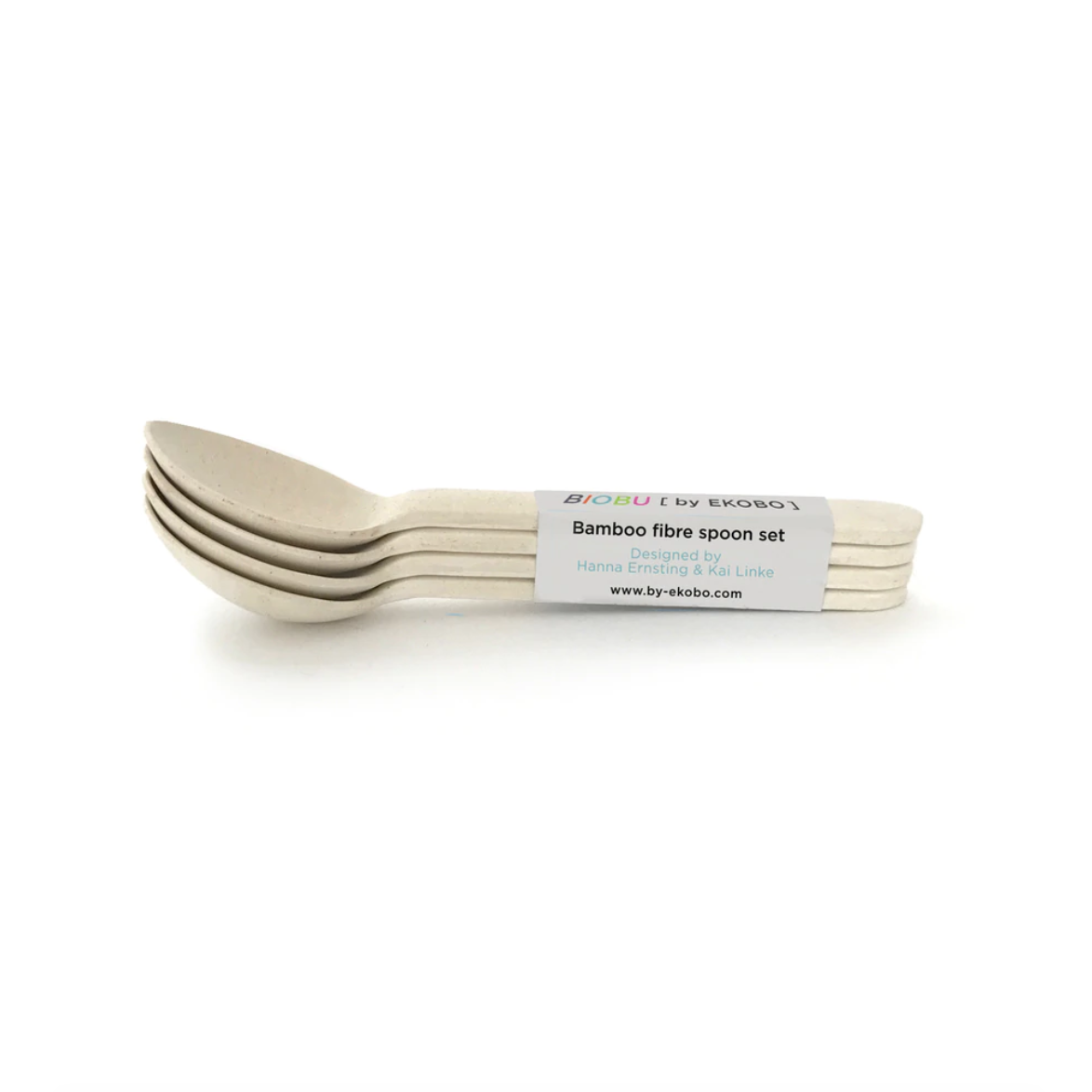 Bamboo Small Spoon Set - WHITE