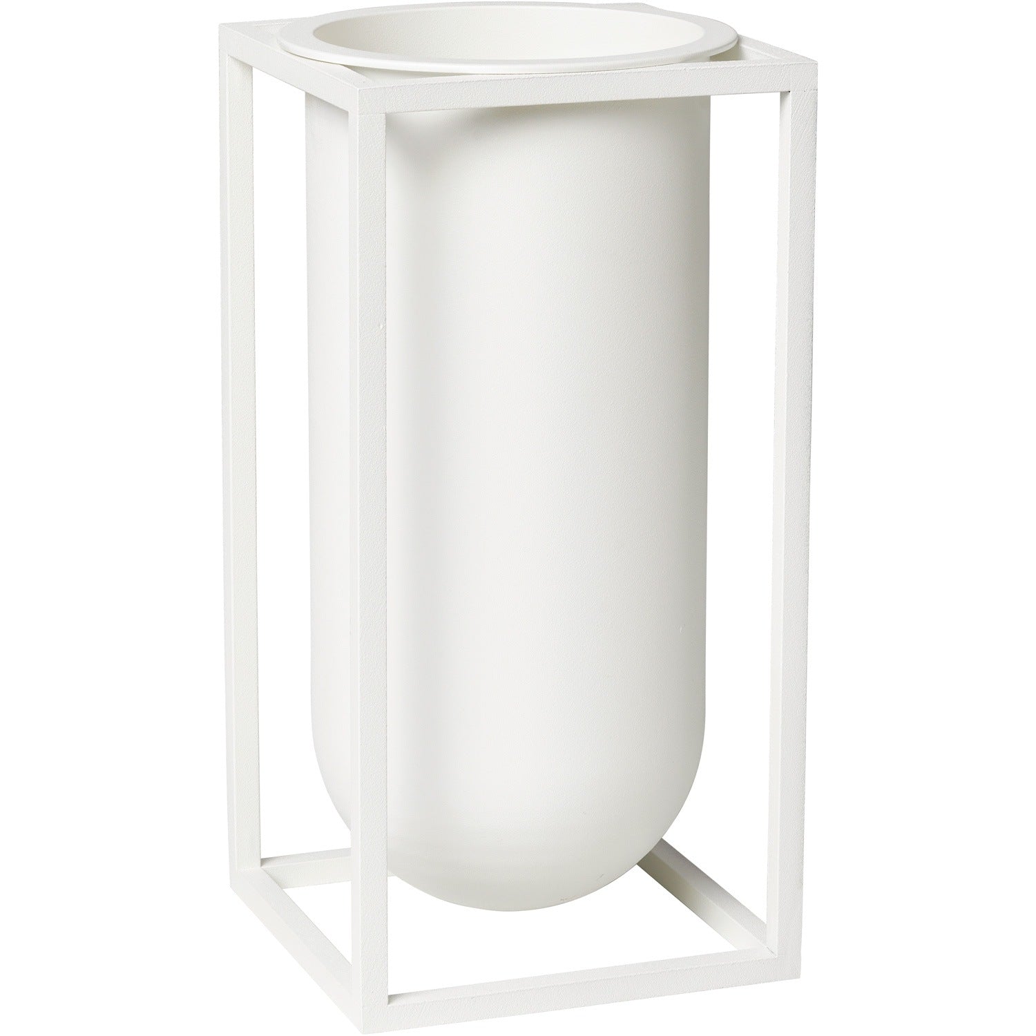 Kubus Vase Lily - White