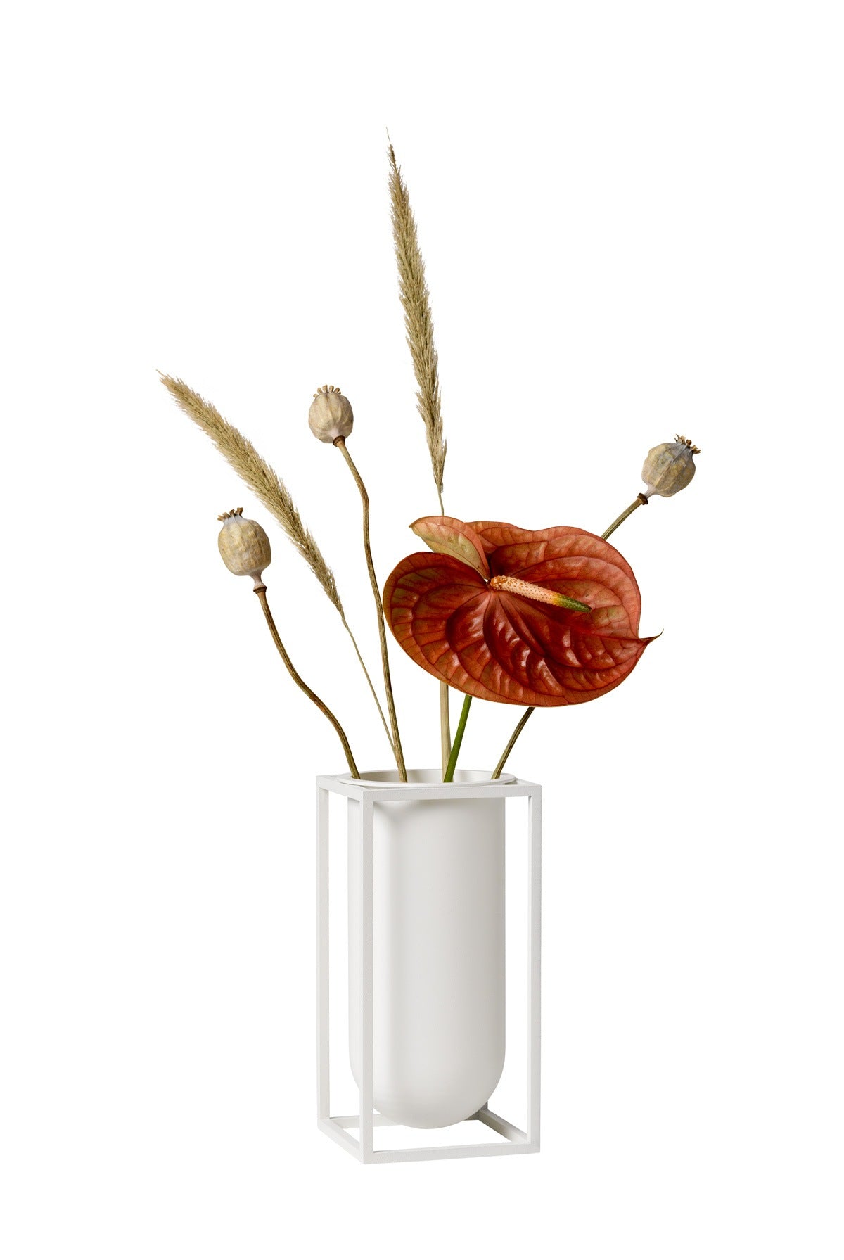 Kubus Vase Lily - White