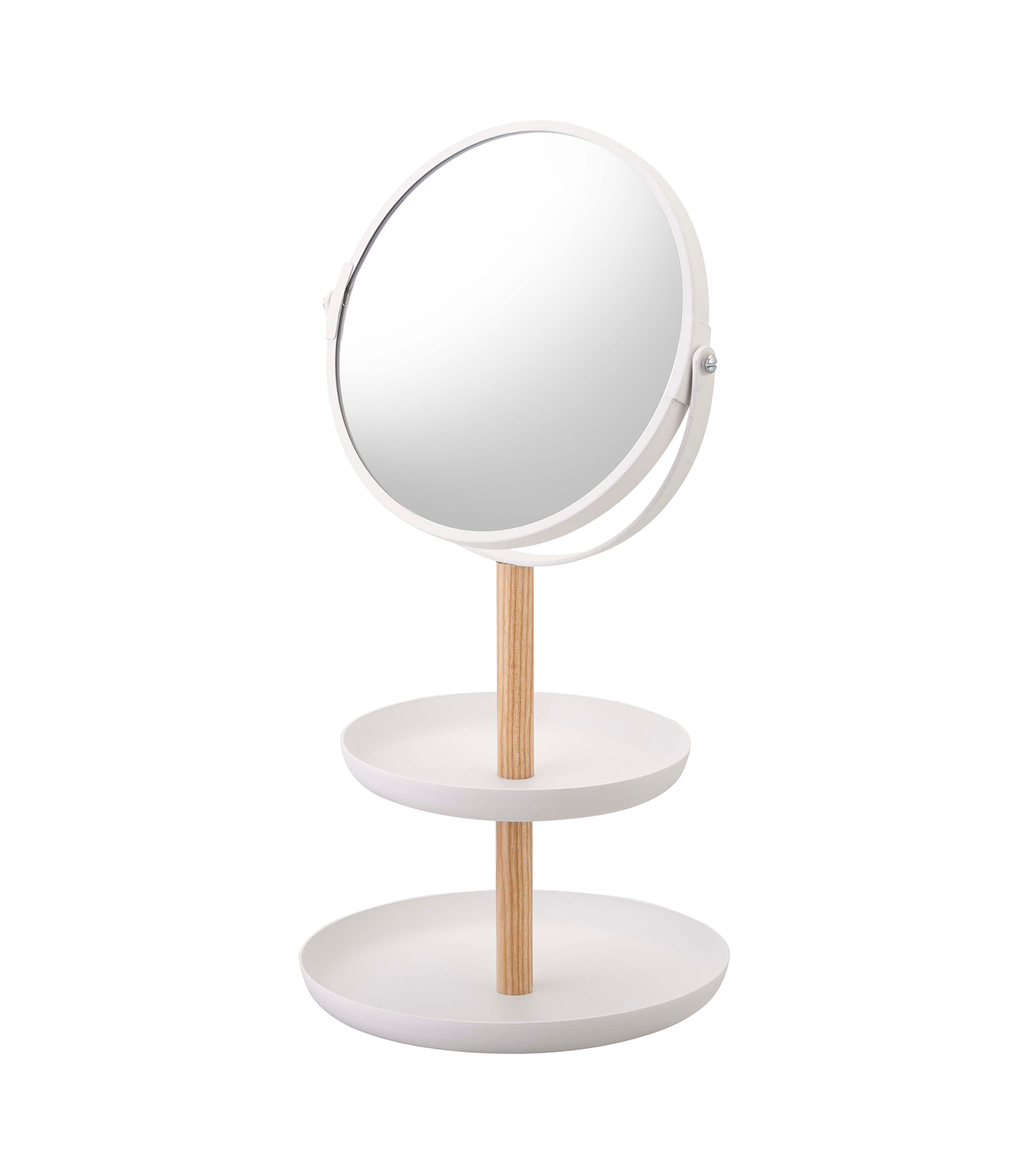 Tosca Jewelry Organizer with Mirror - Steel + Wood