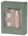 Thermos and Cups - CORAL