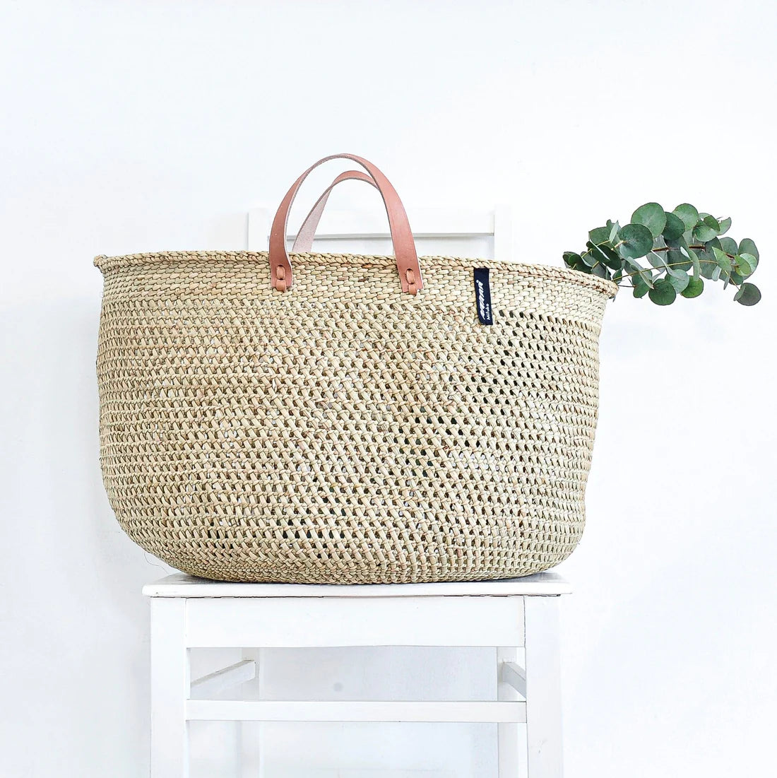 Iringa Floor Basket with handles : NATURAL XXL