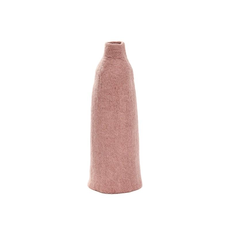 Felt Bell Vase Cover - PINK