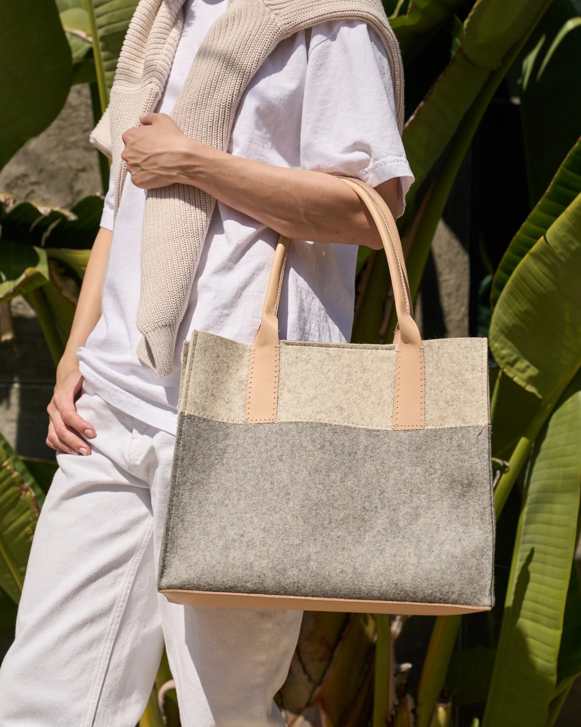 Jaunt Merino Felt Midi Tote