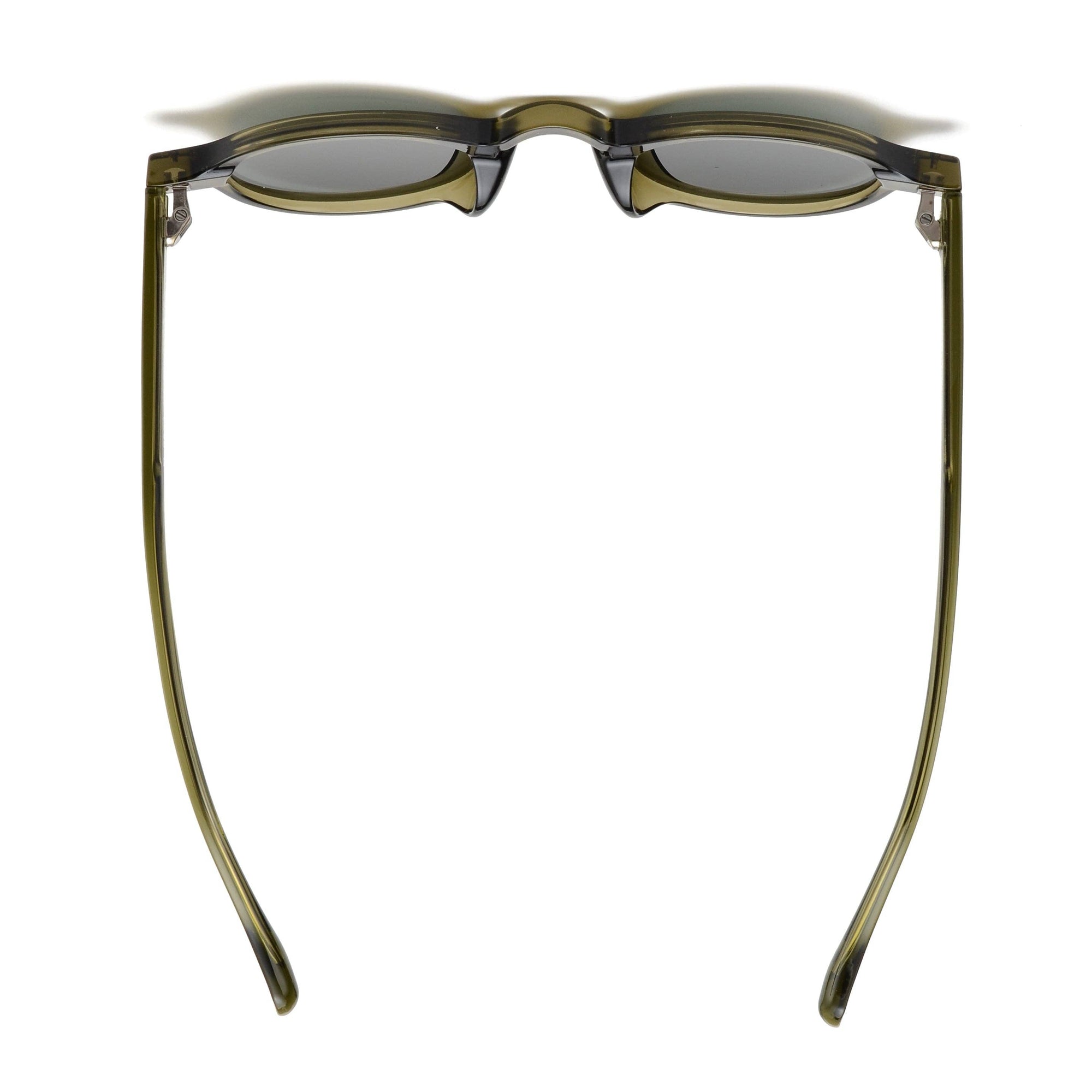 TANNER | Transparent Olive Green | Smoky Lens