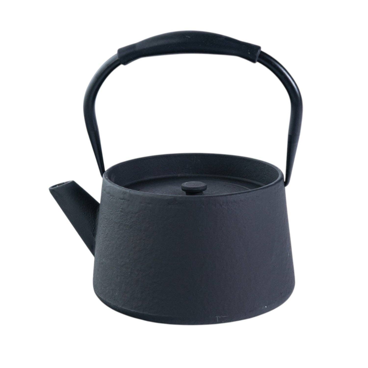 Modern Cast Iron Tea Pot - Black 33oz