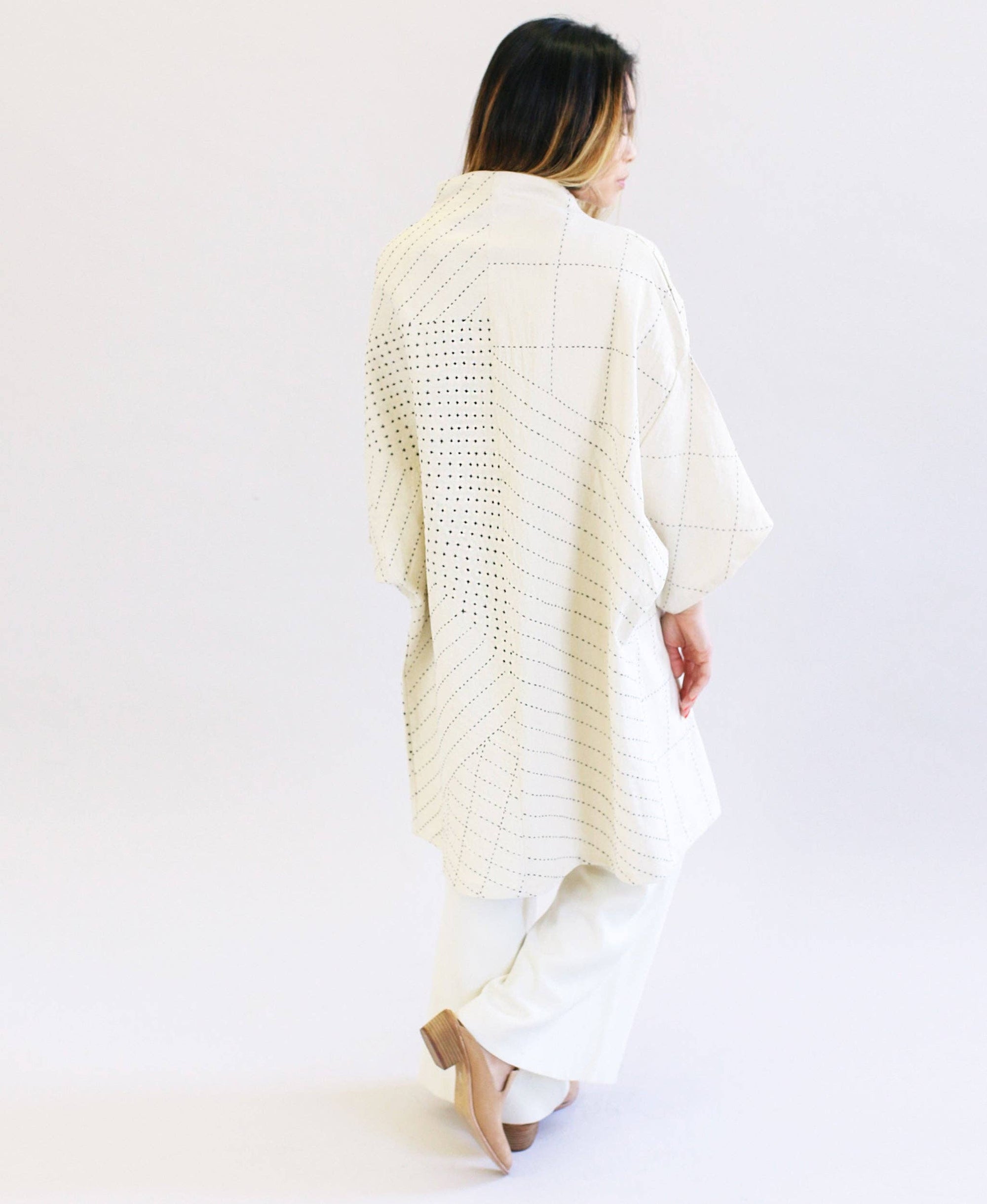 Cocoon Jacket - Bone