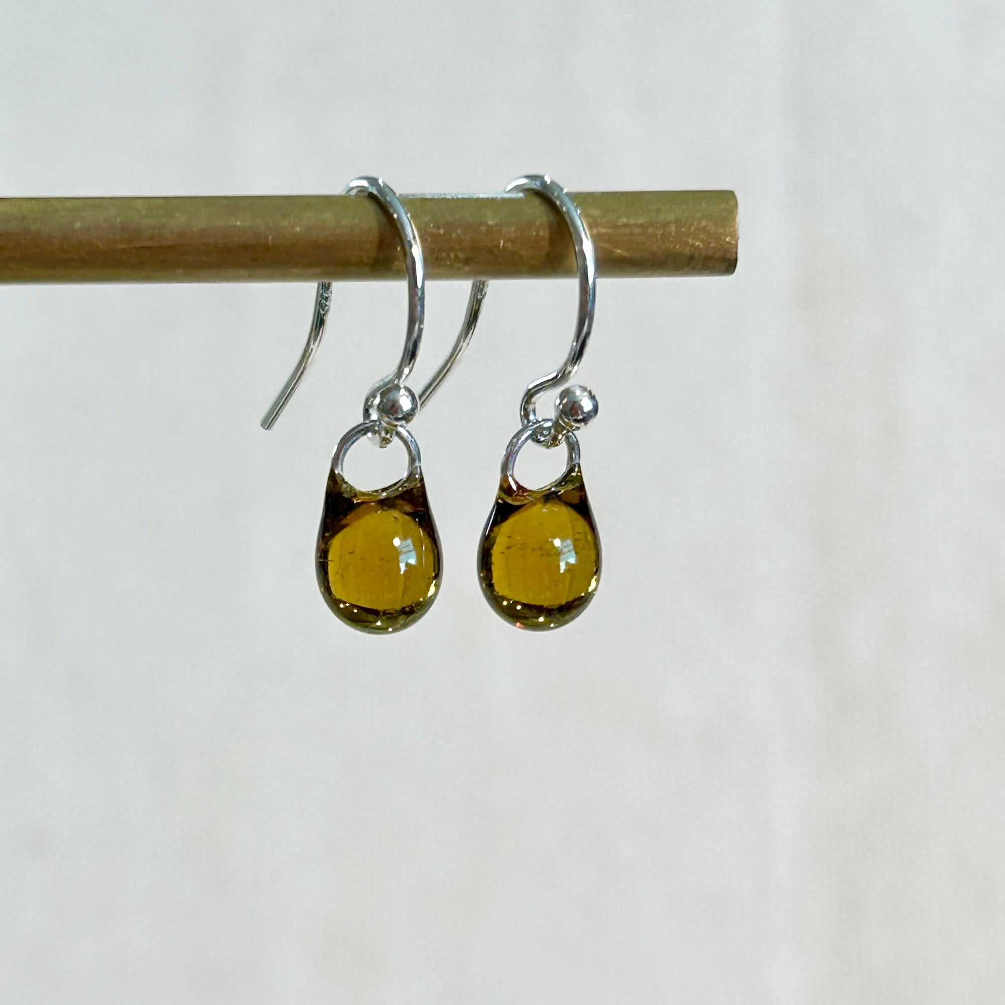 Droplet Small Earrings SS OLIVE