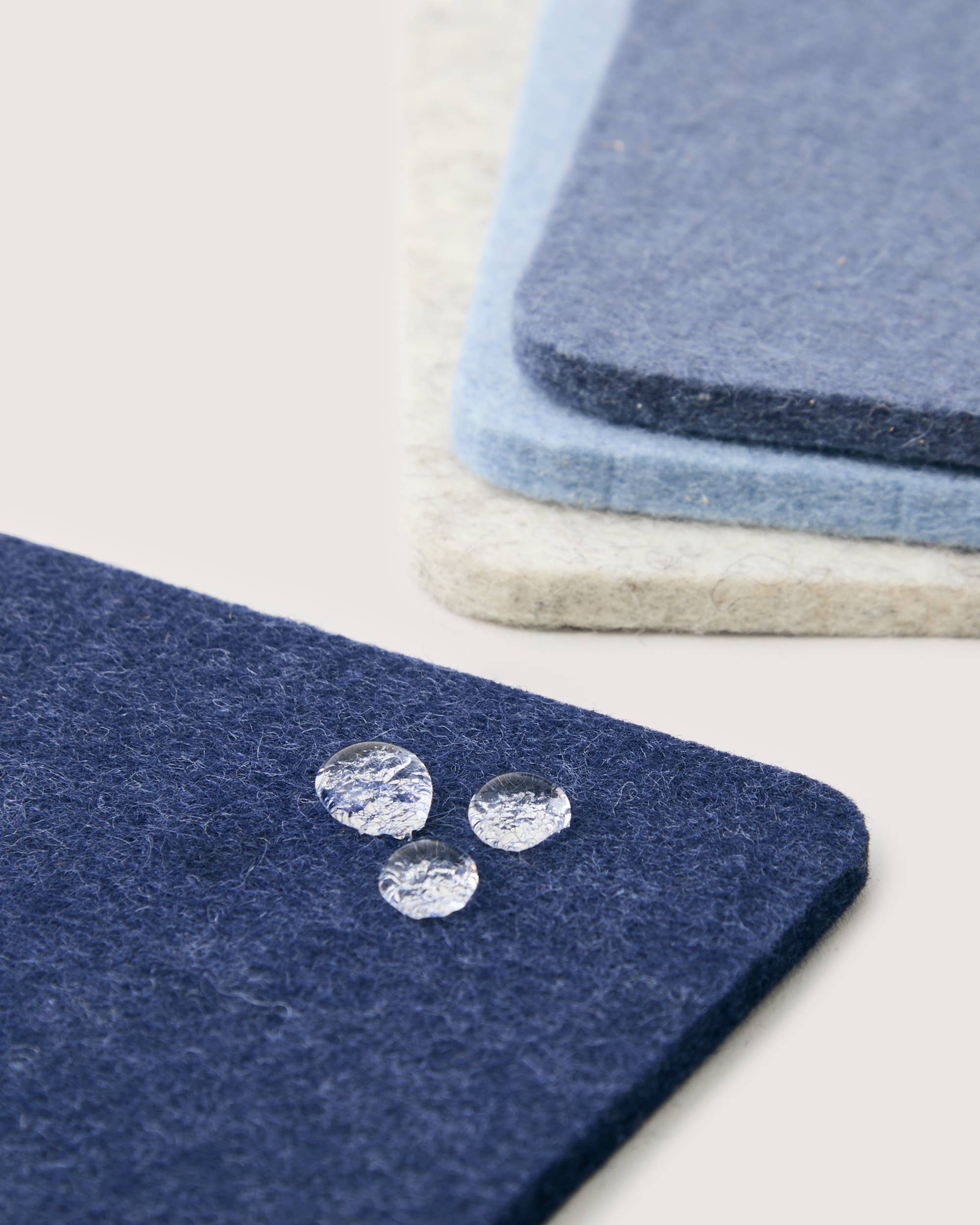 Bierfilzl Merino Wool Square Coaster Multi 4 pk Social Hour
