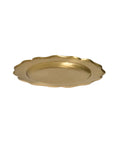 Brass Decorative Edge Tray (M)