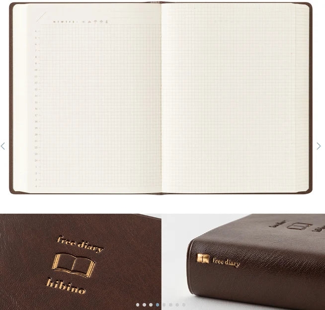 HIBINO FREE DIARY - BROWN