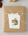 Squirrel mini notecard