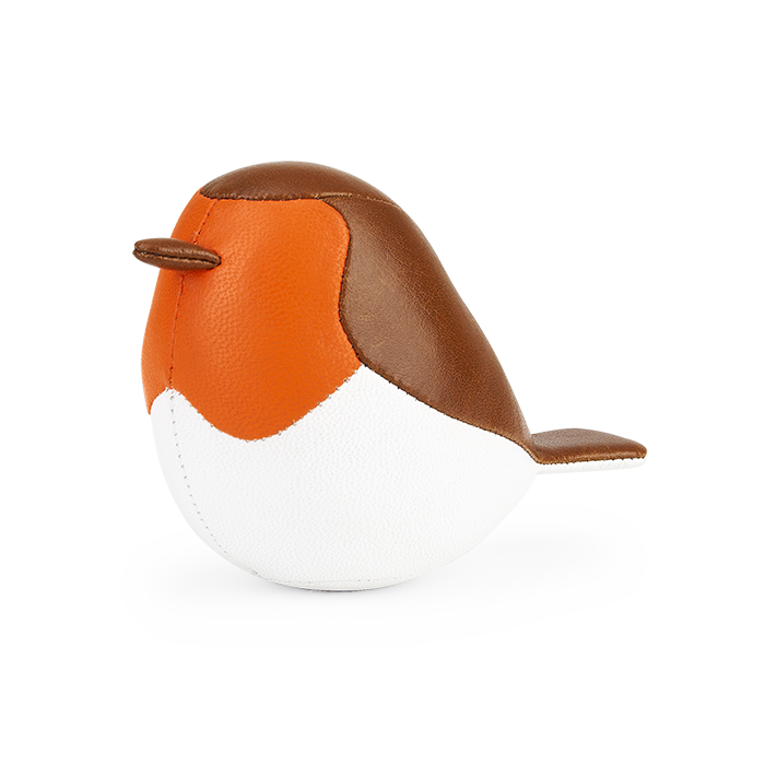 Bird Robin Paperweight - Mini - Brown