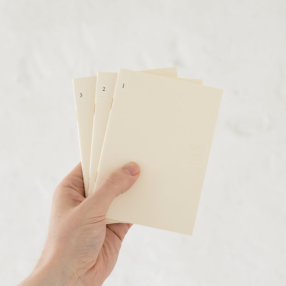 MD A6 LIGHT Notebook, Lined 3Pcs
