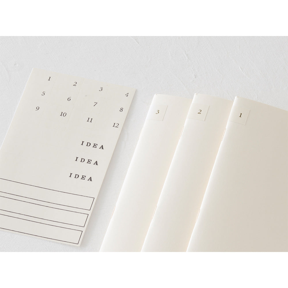 MD B6 LIGHT Slim Notebook Blank 3Pcs