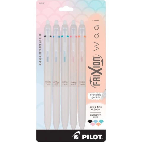 FRIXION ERASABLE Pens 0.5 - 5 PACK