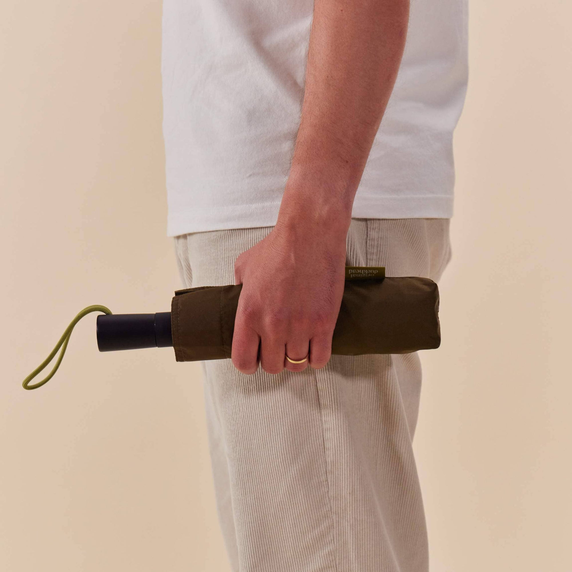 The Daily - Dark Olive Eco-Friendly Automatic Umbrella