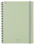 SOOOFA 4mm Grid Ruled Notebook LIGHT BLUE