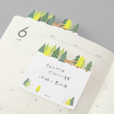 Sticky Notes - Die-cut Forest