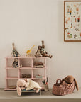 Sleeping Bunny Plush - Soft Brown