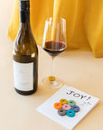 Wine-Ote's Felt Wine Marker Note Card